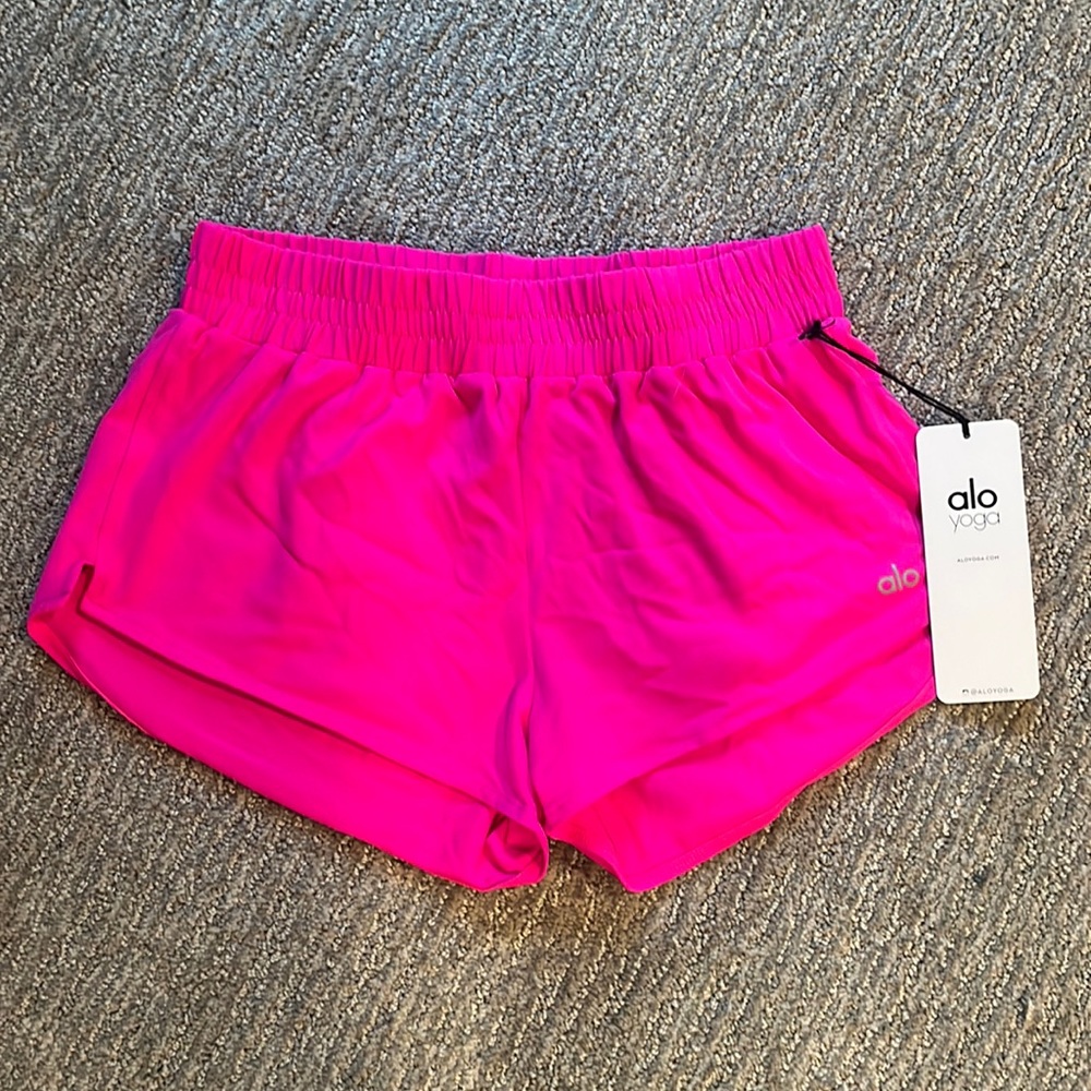 pink athletic shorts